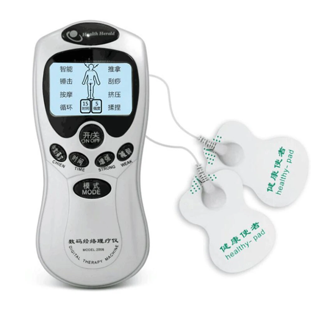 4 in 1 Body Healthy Care Digital Meridian Tens Therapy Massager Machine