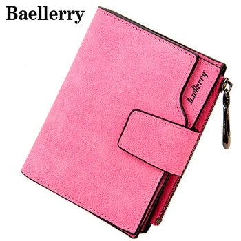 

Baellerry Fashion Women Wallets Leather Small Wallet Female Brand Designer Women Purse Money Bag With Zipper Coin Pocket WWS016