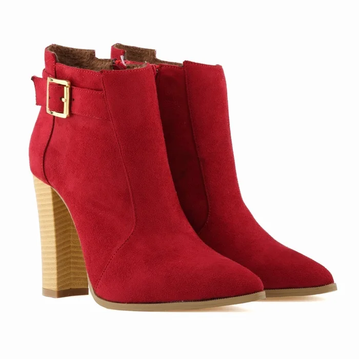 

Women High Thin wood Heel Round Toe Martin Boots Comfortable Ladies Solid Boots High Quality Casual Shoes New Hot Brand Tops