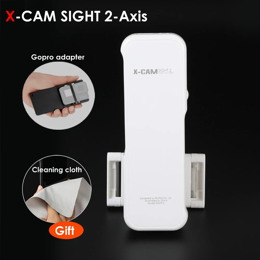 Стабилизатор для смартфона 2S складной 2 осевой iPhone/Samsung/Huawei/Xiaomi|Риги и упоры| |