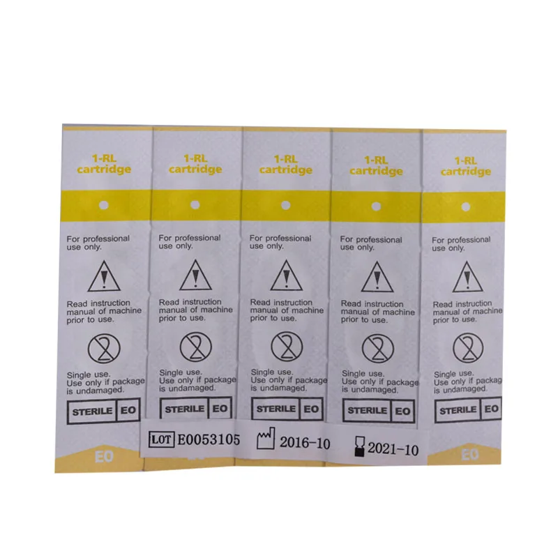 20piece  1RL Cartridge Needles Disposable Sterilized Tattoo Permanent Makeup Needles Tips needles for Eyebrow lip