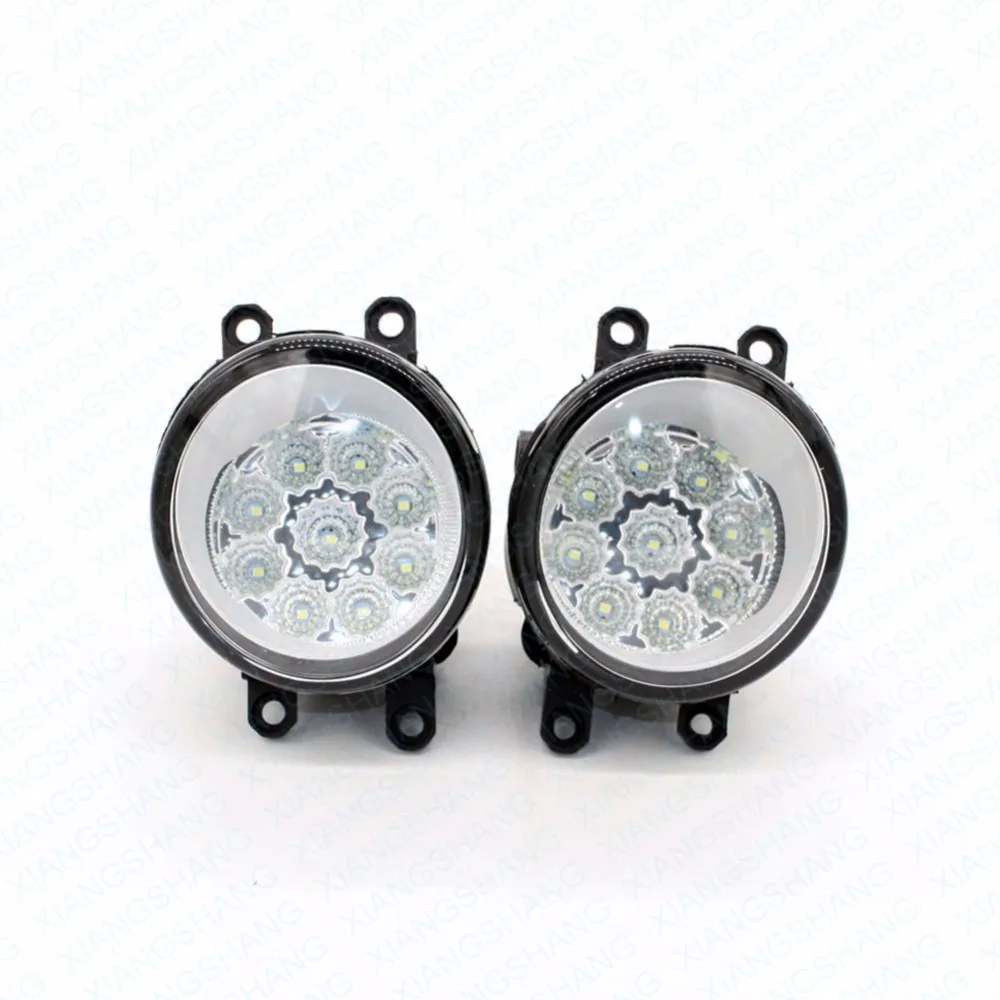 LED Front Fog Lights For TOYOTA Prius C 2012 2013 Car Styling Round