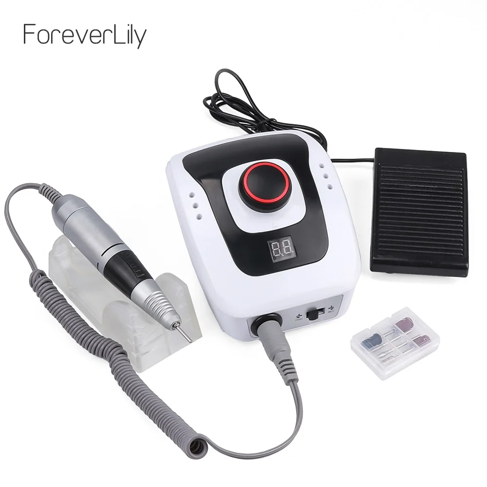 

20W 300-35000RPM Nail Drill Manicure Machine Set for Nail Pedicure Machine Fingernail Drill Electric Equipment Manicure Tools
