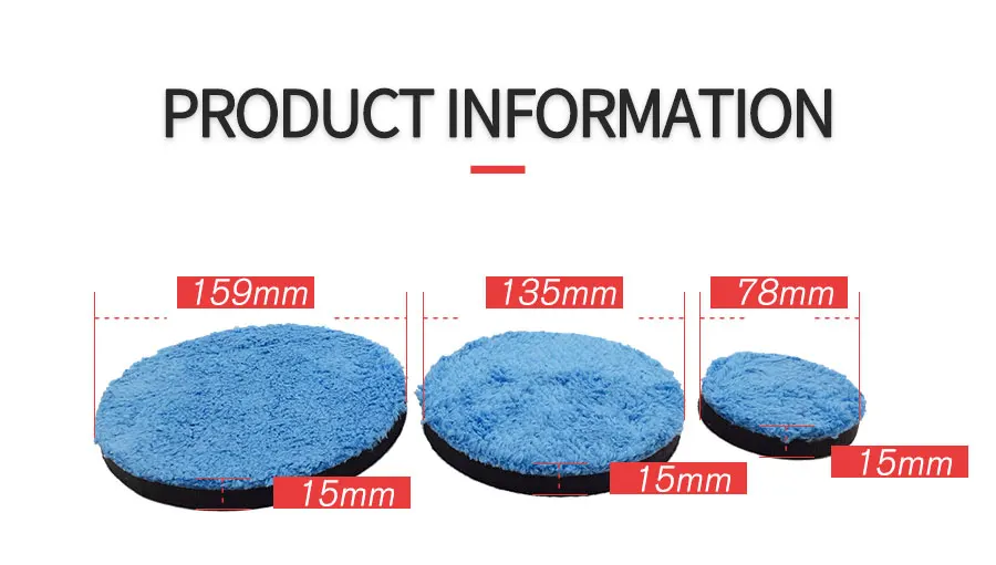 Полировальный диск, полировальный диск, автомобильные инструменты для детализации, 6 дюймов, микрофибра, Полировочная губка, отделочный коврик Marflo, удаляет умеренную краску, уход за автомобилем