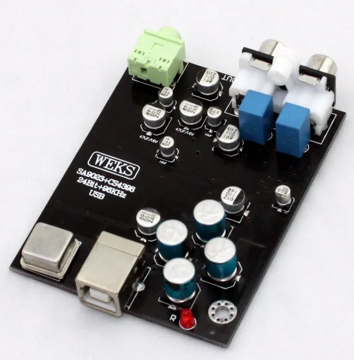 SA9023 USB декодер плата CS4398 OPA2132 для 32 Ом Декодер Усилитель|cs4398 board|amplifier boardcs4398 usb |