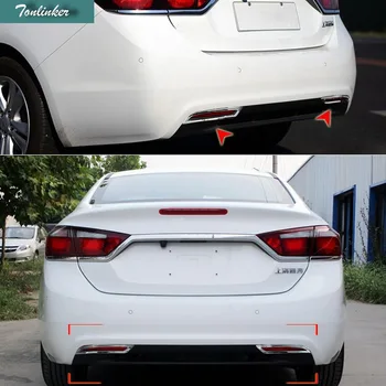 

Tonlinker 2 PCS DIY Car Styling ABS Chrome The Rear Fog Cover Case Stickers For Chevrolet Cruze 2015 Sender Parts Accessories