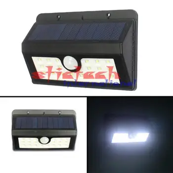 

by dhl or ems 50pcs practical Solar Powered 20 LED Solar Light Waterproof IP65 PIR Motion Sensor Outdoor Fence Garden Light