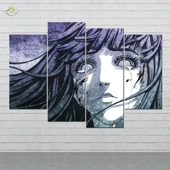 

Sad Anime Girl Modern Canvas Art Prints Poster Wall Painting Home Decoration Artwork Wall Art Pictures for Bedroom 4 PIECES