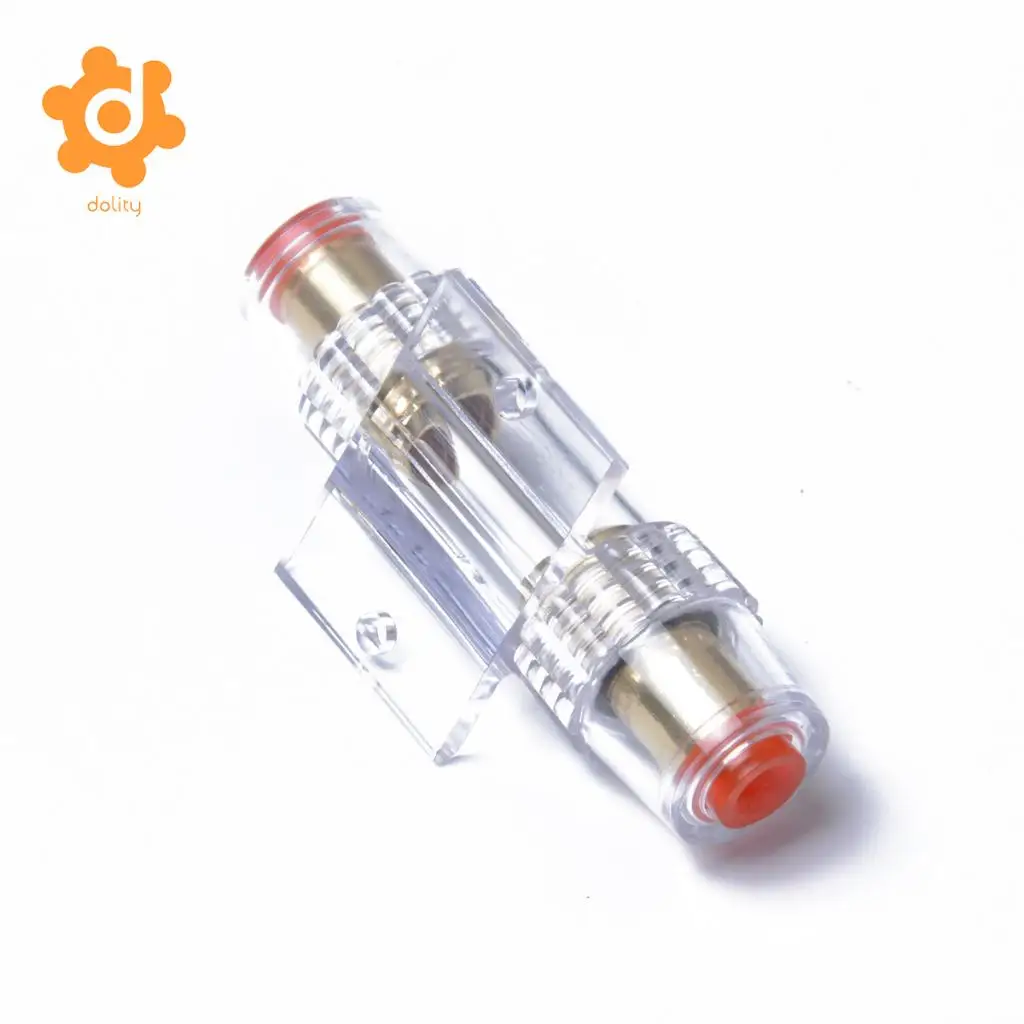 Car Audio AGU Fuse Holder Fuseholder 4 8 Gauge Inline Gold Plated 100 Amp