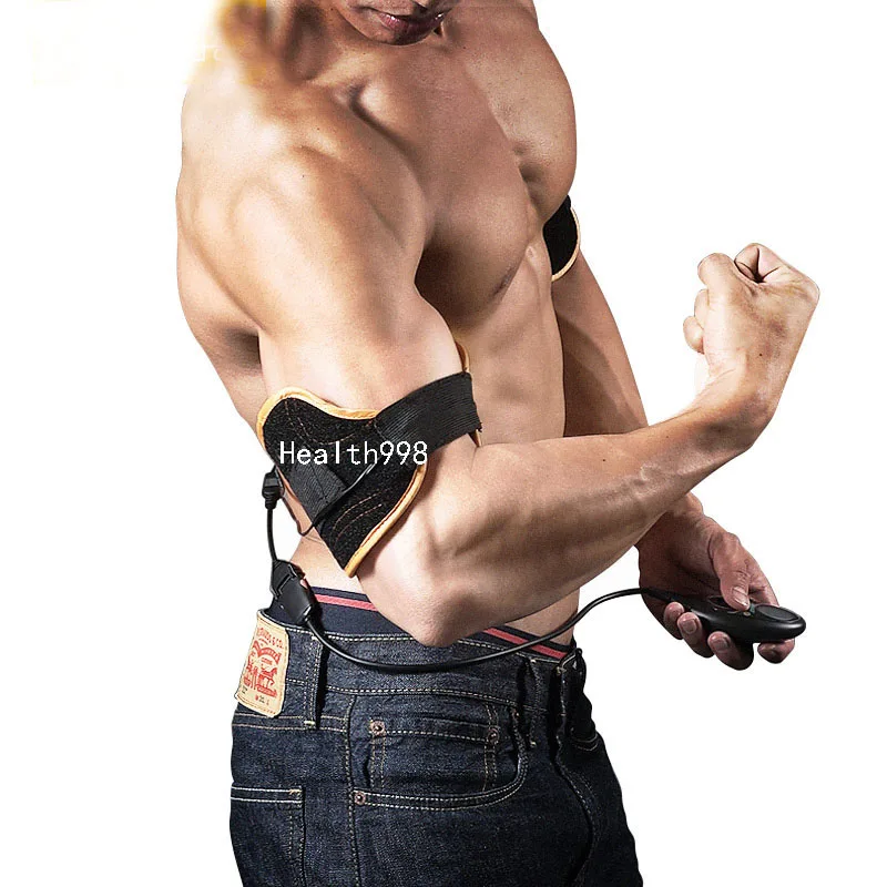 Rechargeable Male Arms Flex Pro Biceps Triceps Muscle Training System Belt, EMS Firm the arms training device any where