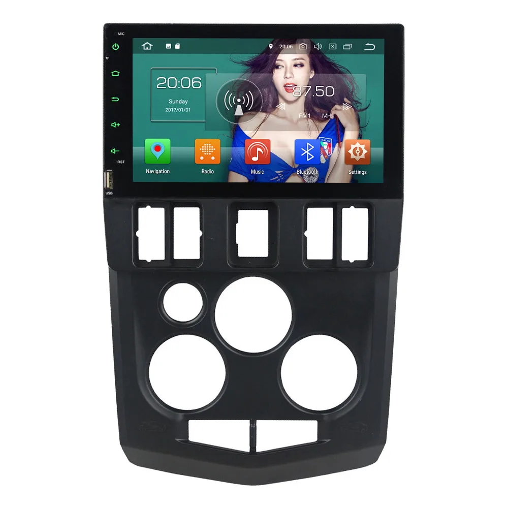 Best KLYDE 8" 4G WIFI Android 8.0 Octa Core 4GB RAM 32GB ROM RDS BT Car DVD Multimedia Player Stereo Radio For Renault Logan L90 2015 1