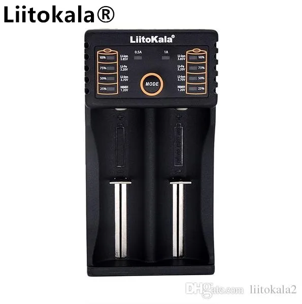 LiitoKala Lii-202 Intelligent Battery Charger with Power Bank Function USB for Ni-MH Lithium battery for 18650 26650 18350 14500 LiitoKala Lii-202 Intelligent Battery Charger with Power Bank Function USB for Ni-MH Lithium battery for 18650 26650 18350 14500
