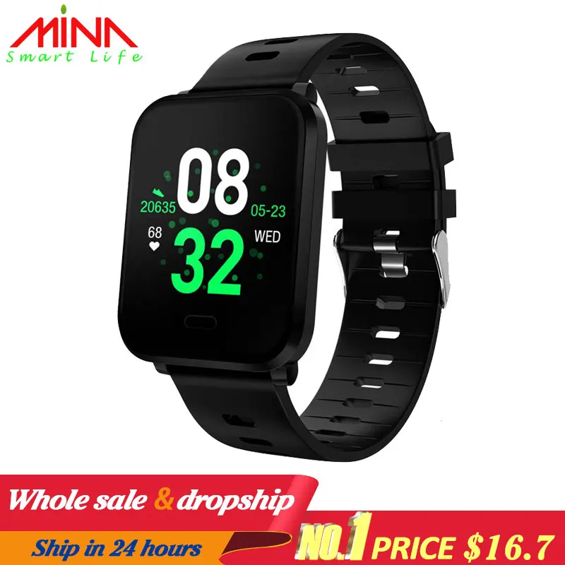 

New K10 Plus Smart Watch IP68 Waterproof Heart Rate Blood Pressure Smartwatch Activity Fitness Tracker Sport Smart Wristbands