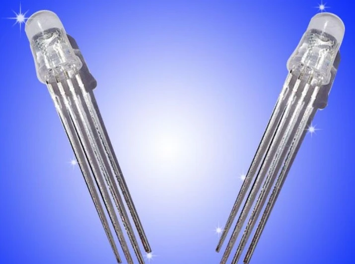 

1000pcs ODM Water Clear 5MM RYG LED Diode Round Shape Common Anode/Cathode Available