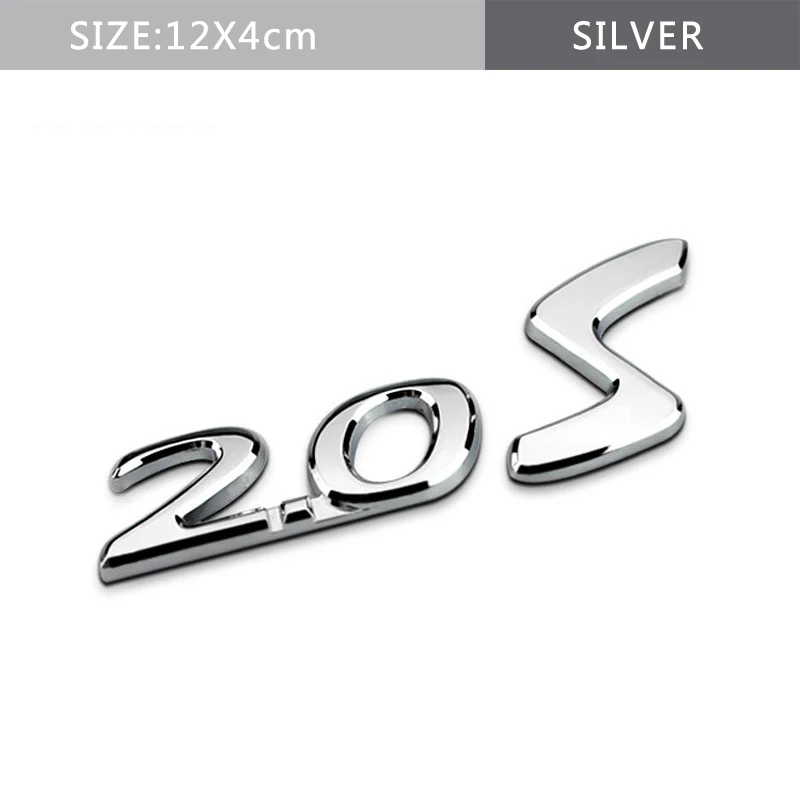 

3D Metal 2.0S Emblem Badge Car Sticker For Mazda 2 3 6 Axela Atenza CX-5 CX-7 RX8 626 323 MX-5 Speed Auto Rear Tail Decoration