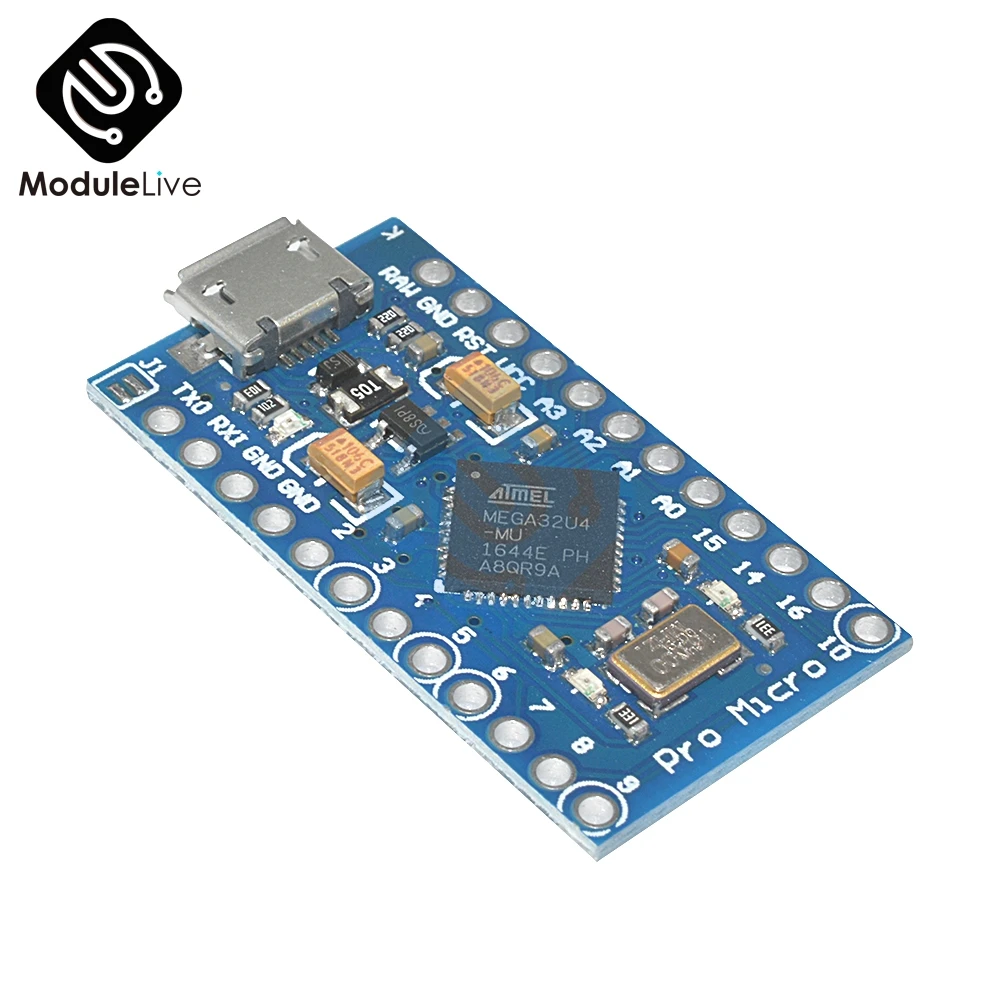 1 шт. 3,3 В Pro Micro для Arduino ATmega32U4 контроллер Micro USB 3,3 16 МГц Atmega32U4 плата модуль Repalce ATmega328 Pro Mini