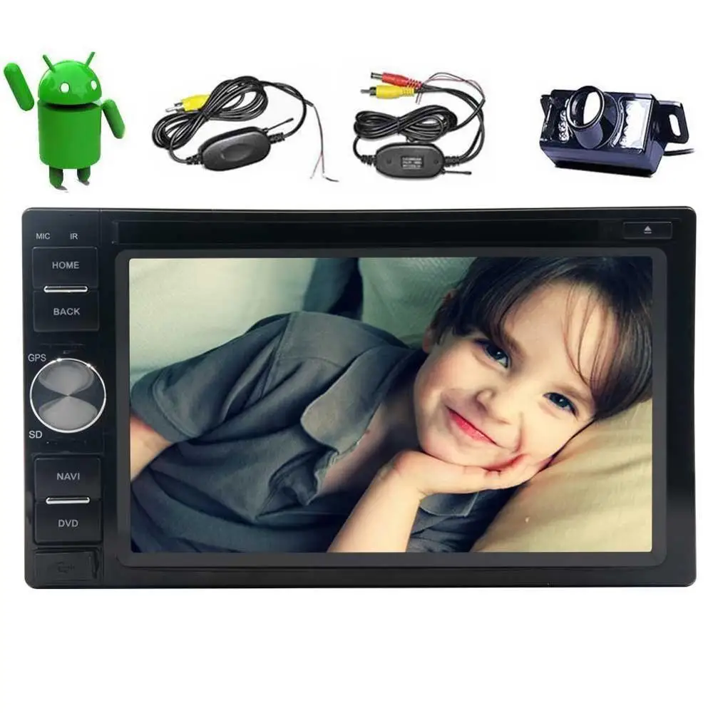 Android 6 0 Double 2Din GPS Car DVD Player In Dash Navigation Vehicle font b Radio