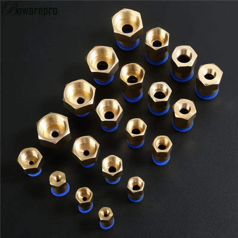 Прямые пневматические гнездовые соединители bowarepro 1/8 'Ƈ/4'' 3/8 'Ƈ/2''