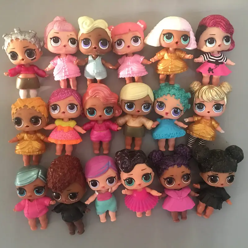 

Original Big anime figure toy LooL doll with collocation clothes and bottles best doll toys for kids (little defects)