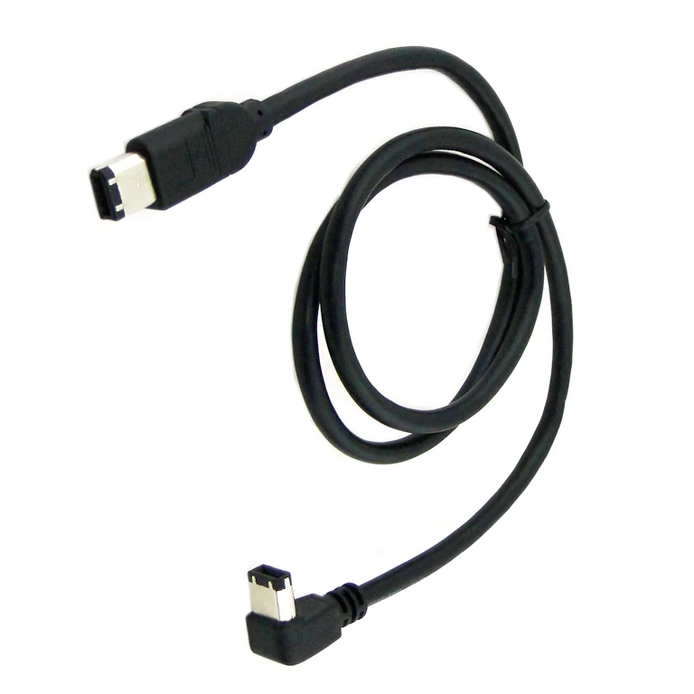 Cablecc CY IEEE 1394 1394a Firewire 400 6pin 90 Degree Down Right ...