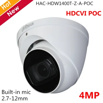 

Dahua 4MP HDCVI POC Camera 2.7-12mm Motorized lens Support POC and DC12V Smart IR 60m Eyeball Camera Security camera for cctv