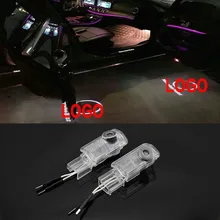 2x лазерный светодиодный светильник с синей дверью для Mercedes ML-Class GL-Class R-Class W251 W164 X164