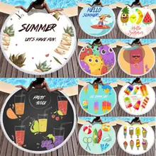 Faroot богемный Мандала Круглый пляжный гобелен хиппи пледы йога коврики полотенца индийский круглый