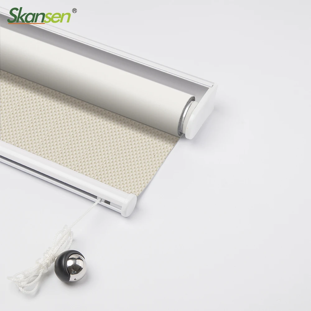 

Skansen Sunscreen-Blackout Fabric High Quality Spring System Cordless Roller Blinds Child Safety Light filtering Fabric