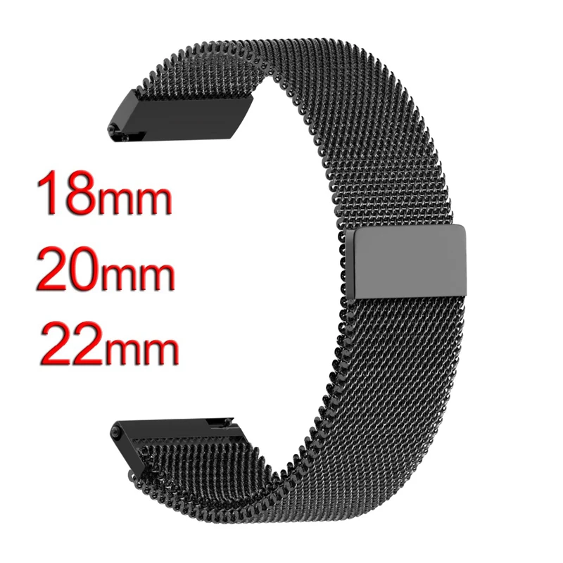 18mm 20mm 22mm watchbands Smart Watch Metal Strap Release