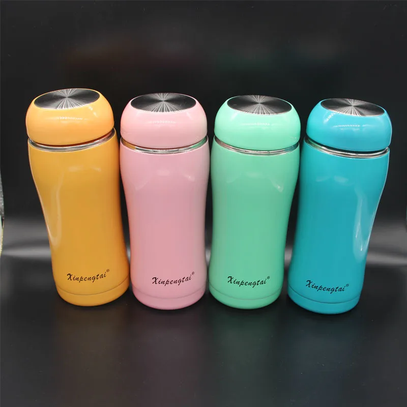 Children Candy Color Stainless Steel Bottle Cute Hot Water with Portable Double Thermal Insulation | Дом и сад