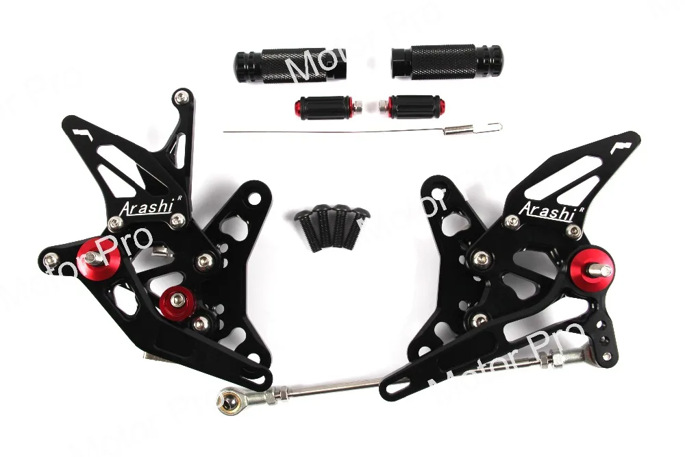 

Adjustable Footrests For Suzuki SV650 SV650S 2016 2017 2018 Motorcycle Accessories Foot Pegs Rearset Pedal SV 650 S 650S BLACK