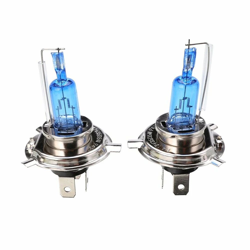 

2pcs For Auto Headlight HID Headlight 6000K H4 12V/35W Xenon supper white auto light bulb Headlight bulb car Xenon Halogen bulb