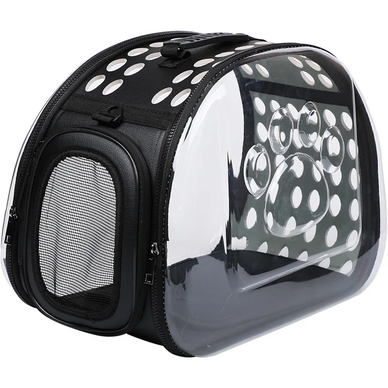 Portable-Transparent-Travel-Pet-Bag-Outdoor-Puppy-Dog-Cat-Carrier-Bags-Foldable-EVA-Material-Soft-Zipper