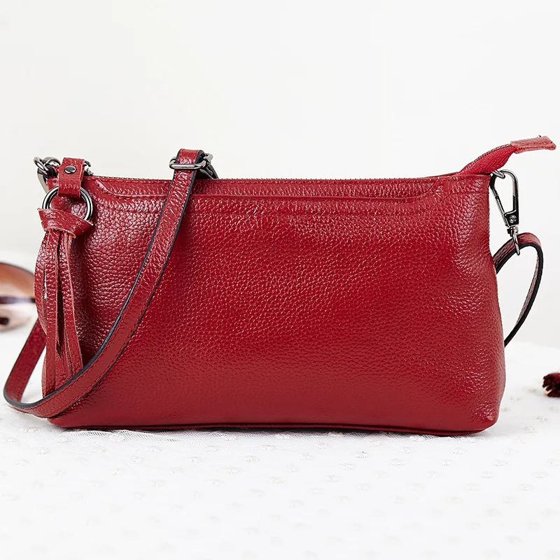 Женская сумка из 2018 натуральной кожи с кисточками|ladies messenger bag|brand bagmessenger bag |