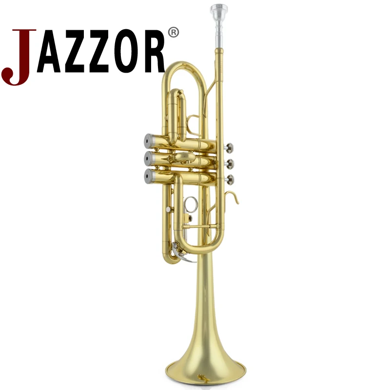JAZZOR JBTR 700 professional C плоская труба Улучшенный Высококачественный золотой лак с