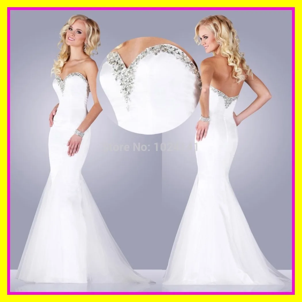 Tea Length Wedding Dresses Mermaid Floor-Length None Crystal Sweetheart Off The Shoulder Sleeveless Natural Zipper Built-In Bra |