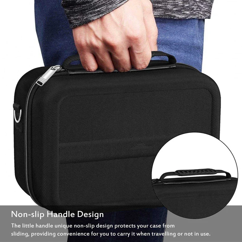  Portable Carrying-All Protective Hard Messenger Bag Soft Lining 18 Games For Switch Game Traveler D