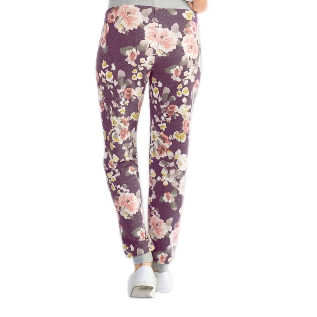 Casual Women Loose Harem Pants Slacks Flower Print Fashion Long Trousers FS99 1
