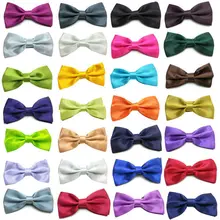 Мужской женский регулируемый галстук-бабочка модный деловой классический однотонный Свадебный галстук бабочка Gravatas