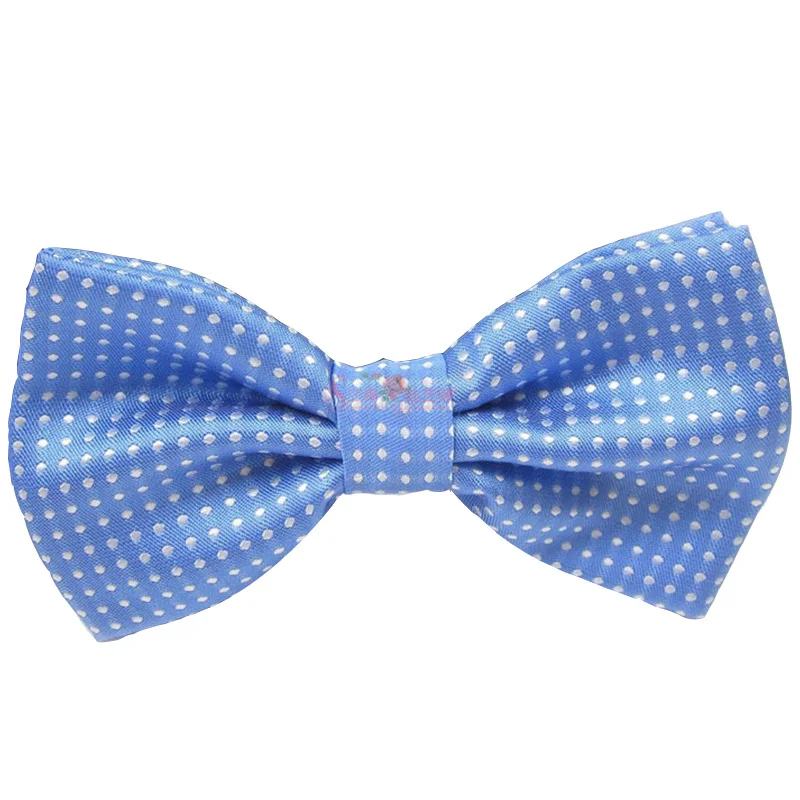 a20 sky blue Adult Галстук-бабочка для мужчин, Официальный галстук для мужчин, деловой Свадебный галстук-бабочка для маленьких мальчиков, мужская рубашка в горошек, подарок, PSJ0175 - Цвет: a20 sky blue Adult
