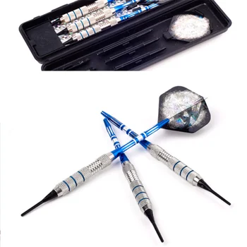 

Dardos Darts Accessories New High Quality 14g Or 18g Steel, Copper, Aluminum Shaft Soft Tip Dart Toys 3 Pcs/set, Free Shipping