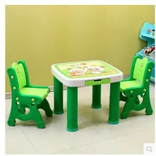 Детские мебельные гарнитуры комплект детской мебели пластиковый детский стол и стул набор стула для учебы Набор стульев chaise enfant mesa comedor