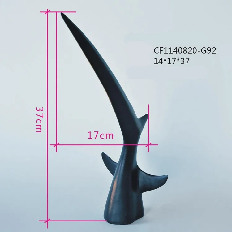 Королевство моря смола черный хвост акулы кит дельфин украшения творческий образец украшения комнаты