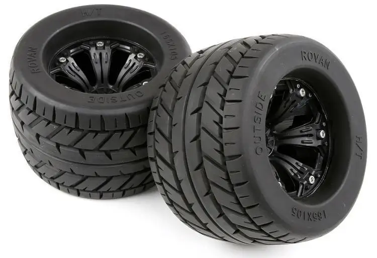 1/8 RC грузовые колеса/шины для HPI Savage Flux Hobao Nanda HSP Redcat FS 4 шт.|Детали и аксессуары| |