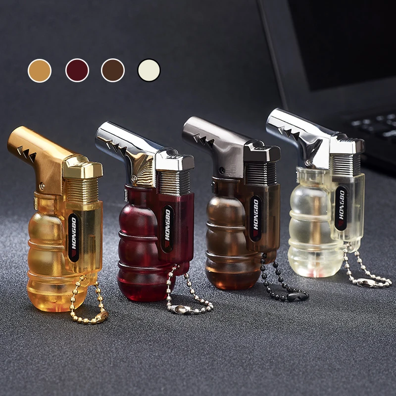 

Compact Butane Jet Lighter Torch Turbo Pipe Lighter Mini Spray Gun Cigar Lighter Windproof 1300 C No Gas