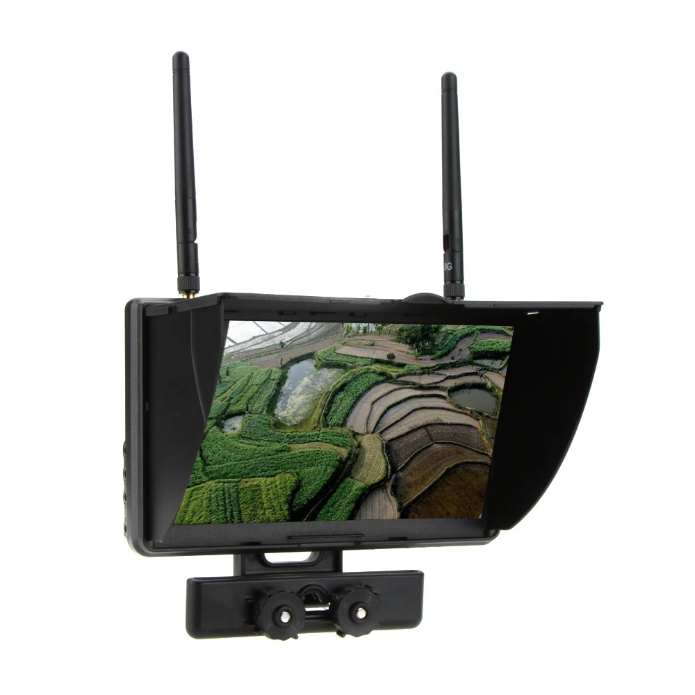 

Boscam Galaxy D2 7 inch 800*480 TFT LCD screen dual receiver FPV 5.8GHz monitor Built-in battery for RC FPV helicopter QAV250