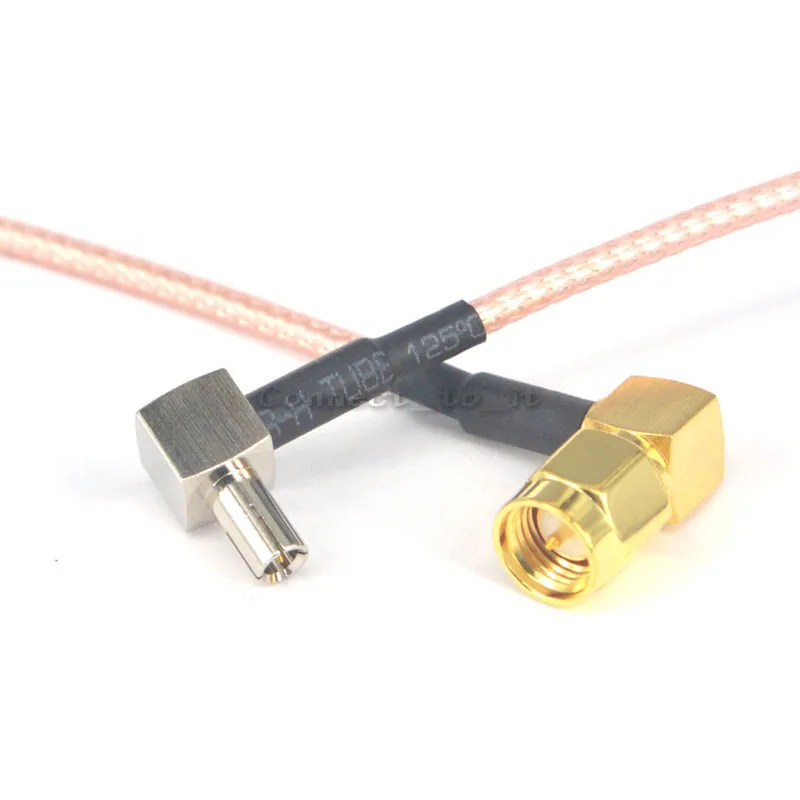

SMA Male Rightangle to TS9 Male Rightangle Connector RF Coax Adapter Extension Cable 15CM RG316 Cable
