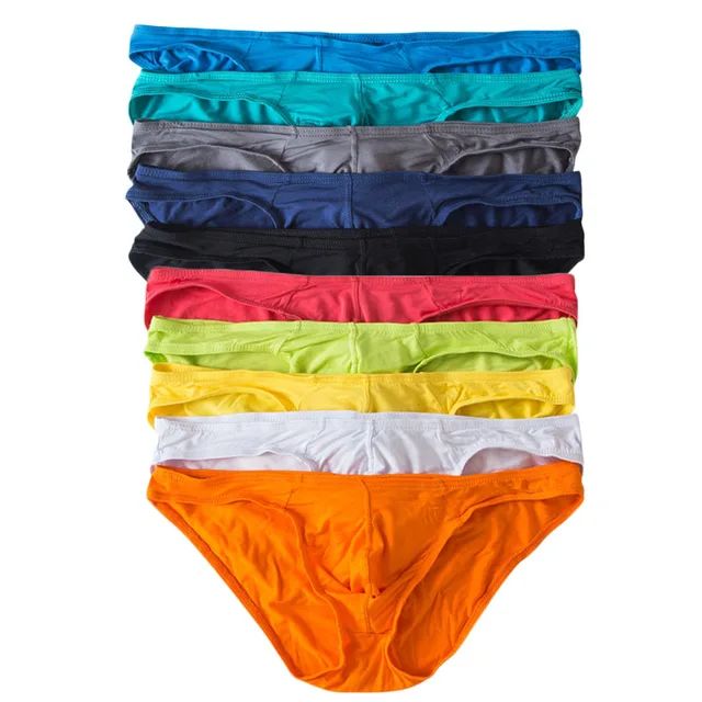 Wholesale Sexy Mens Underwear Modal Briefs Shorts Soft Bulge Pouch