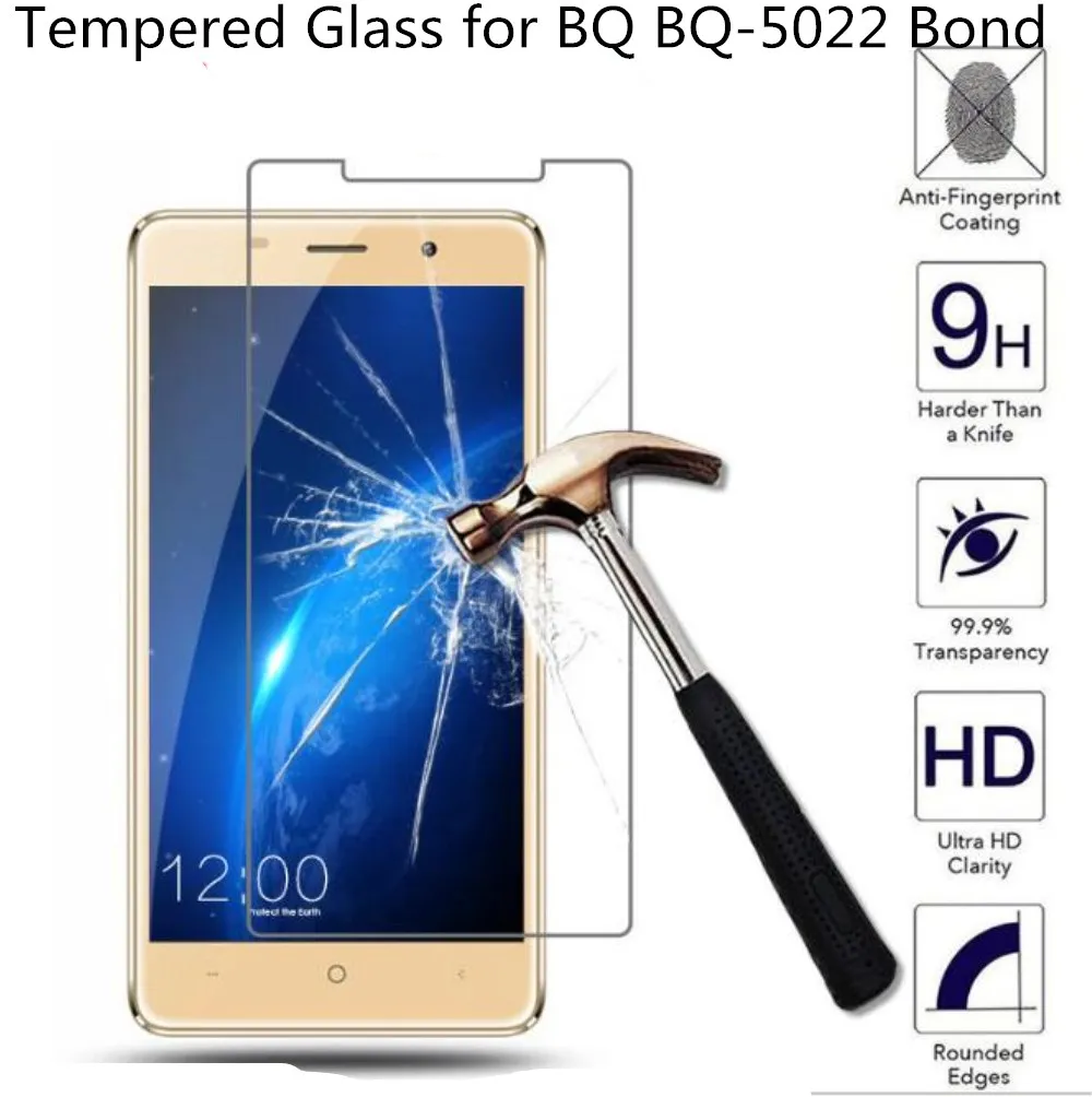 Ultra thin Tempered Glass for BQ BQ 5022 Bond 5022 smartphone cases