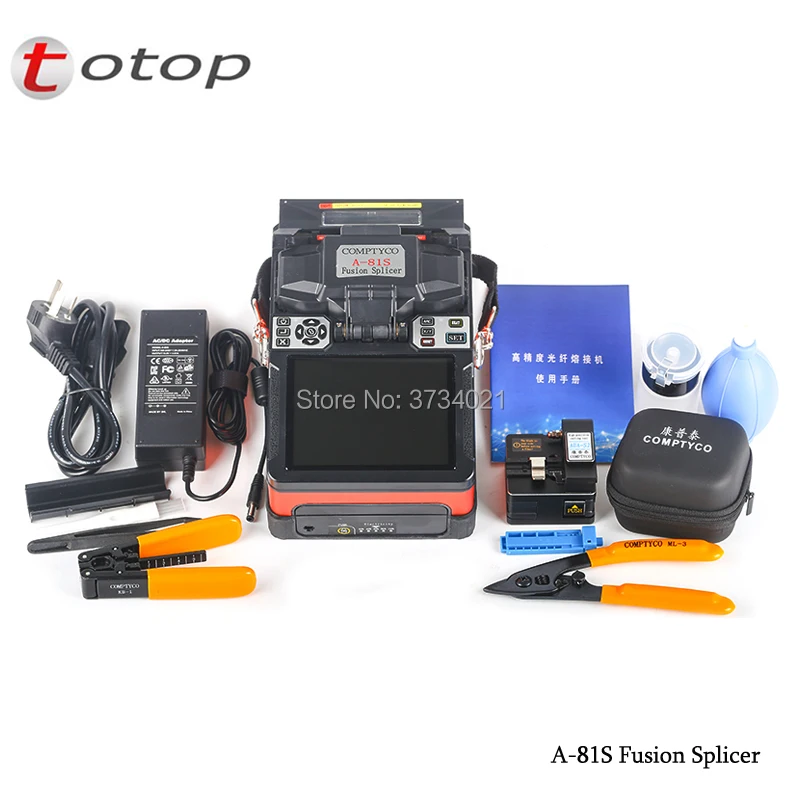 Máquina de Emenda A-81s da Soldadura da Fibra Ótica de A-81s Splicer da Fusão com Tempo de Emenda de 9 Ftth Segundos 12 High Quality Telefonia e Comunicação